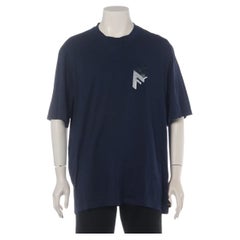 Fendi Cotton T-shirt Navy Blue