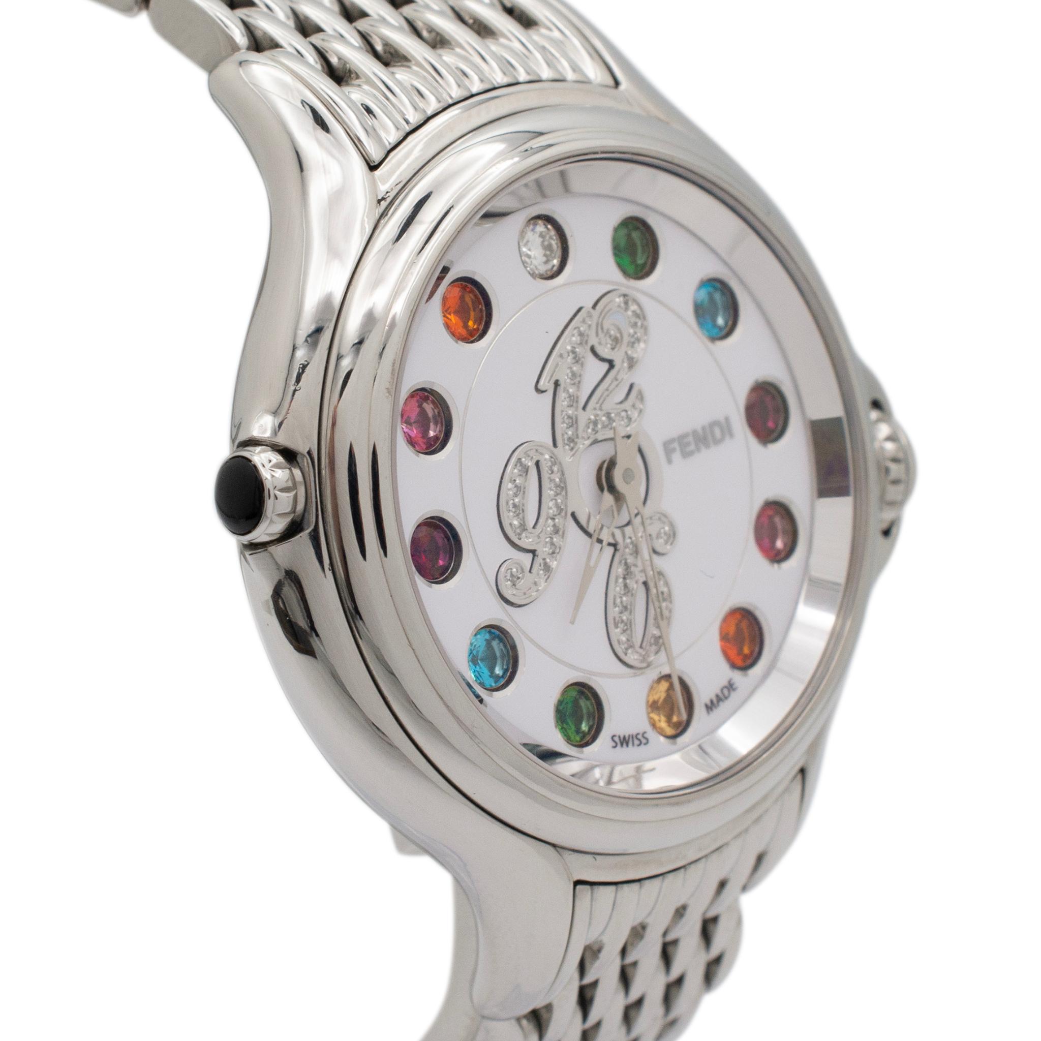 fendi watch with diamonds