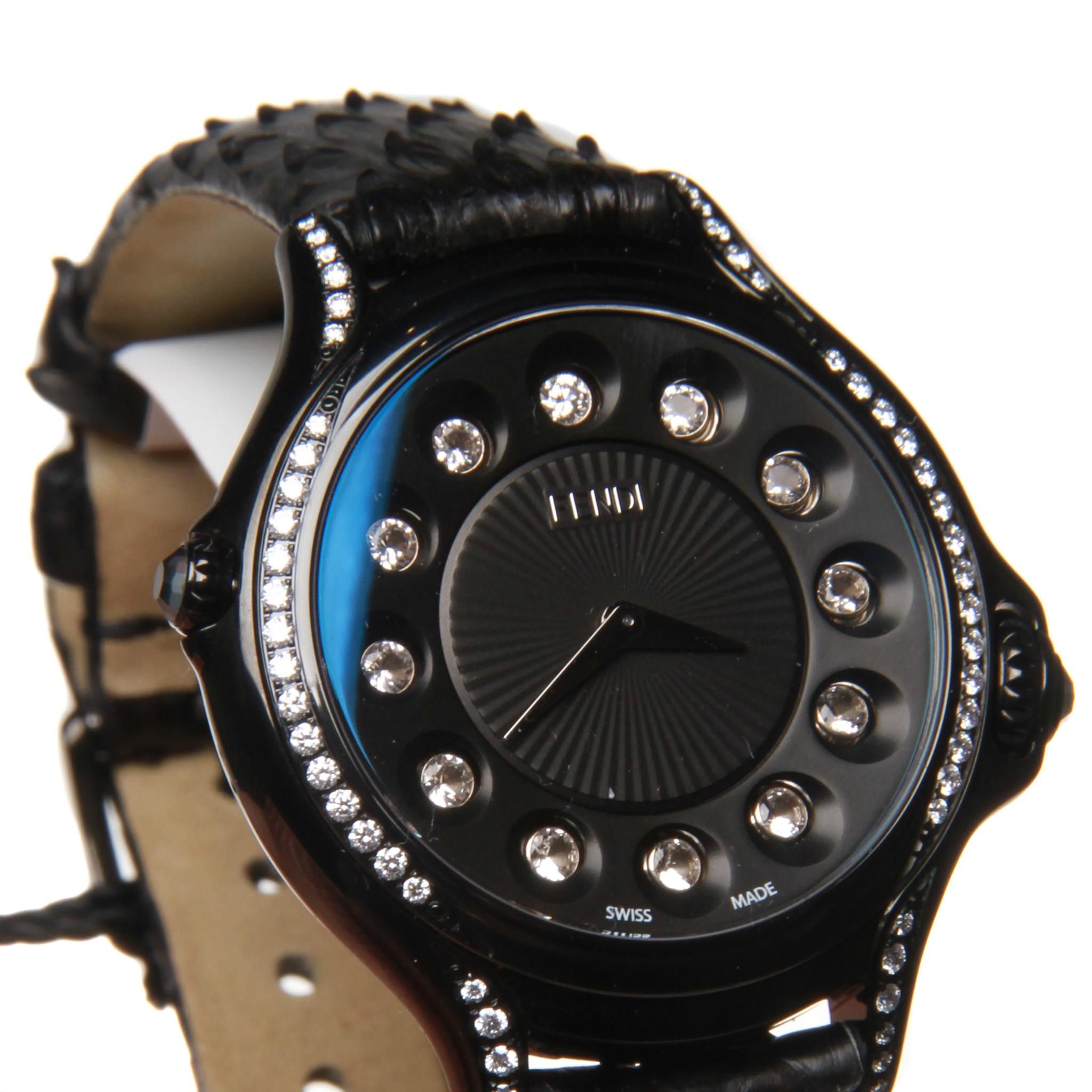 fendi crazy carats diamond watch