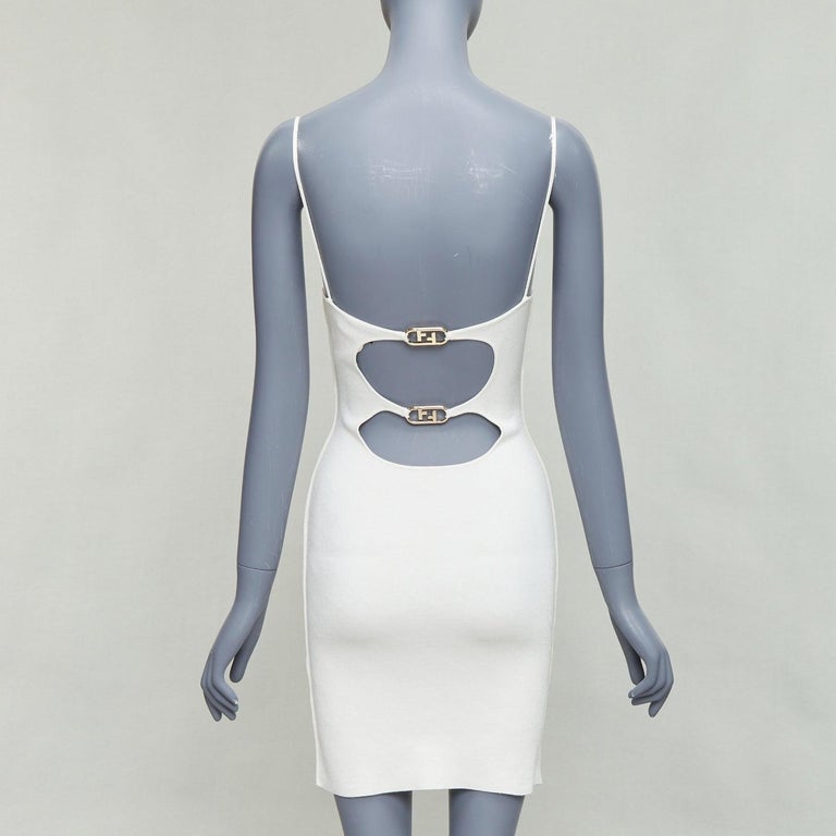 fendi dress bodycon Fendi Crew Neck Mini Dress – Fashion Full Circle