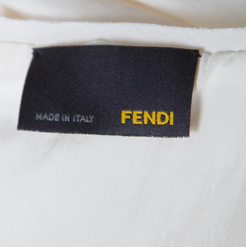 fendi cream dress