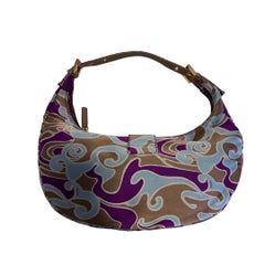 Fendi Croissant cloth shoulder bag