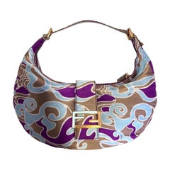 Vintage Fendi Croissant cloth shoulder bag