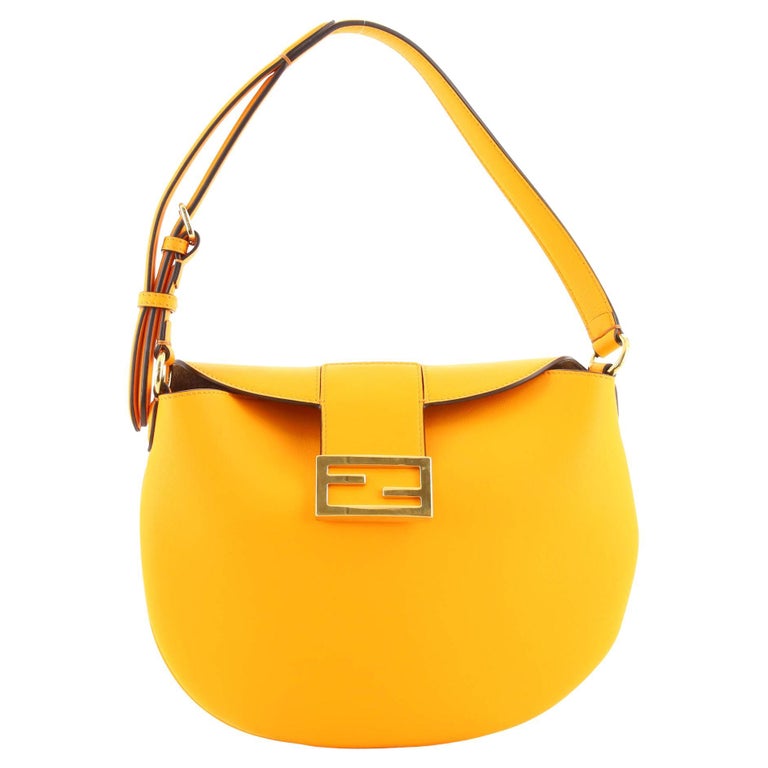 Fendi Croissant Hobo Leather Small For Sale at 1stDibs
