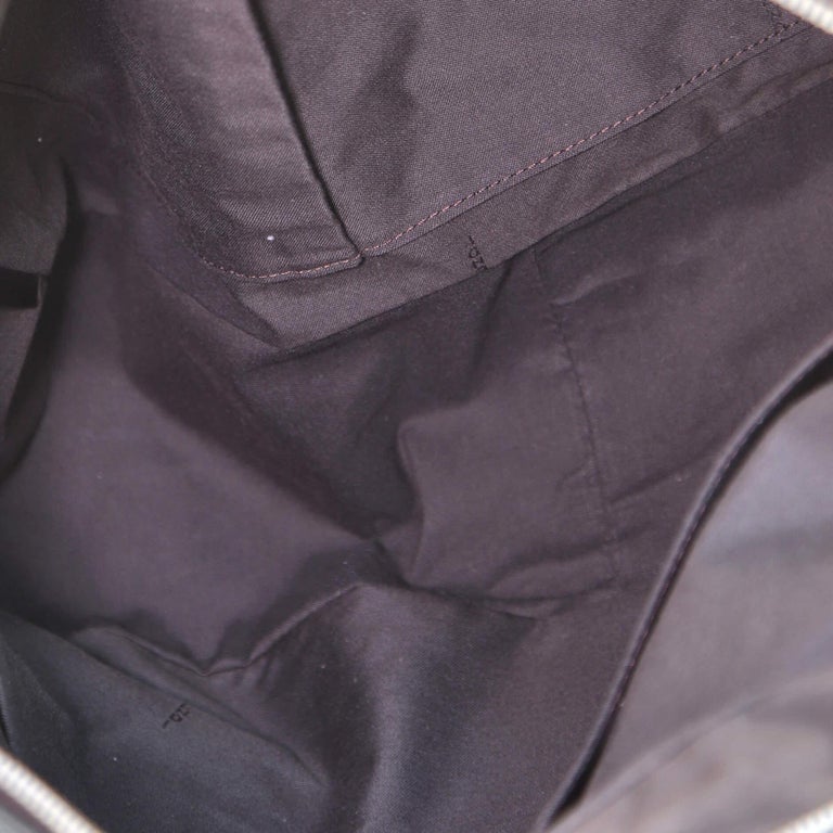 Fendi Crossword Shoulder Bag Woven Zucca Canvas Large at 1stDibs