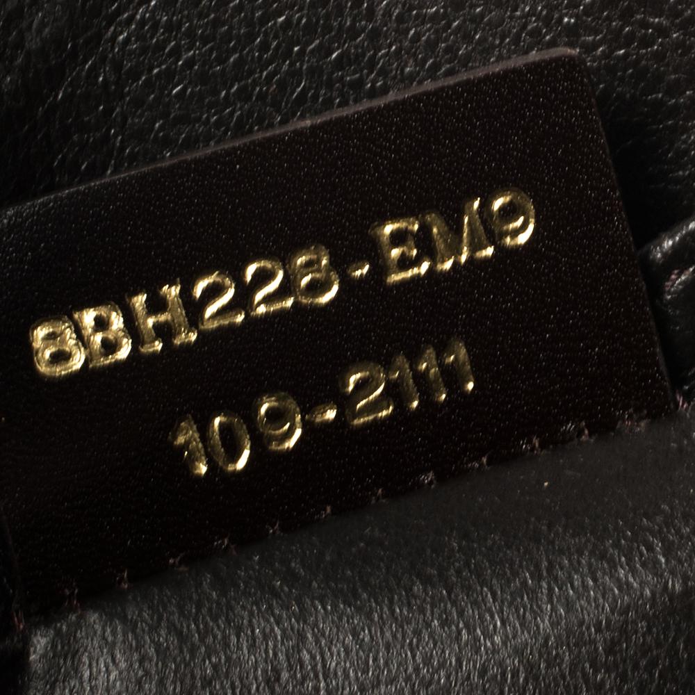 Fendi Dark Brown Dimpled Leather Classico No. 4 Tote 1