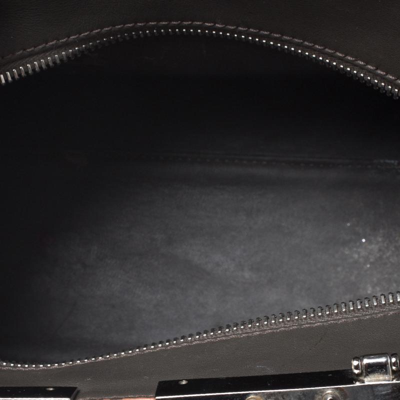 Fendi Dark Grey Leather Mini 3Jours Tote 2