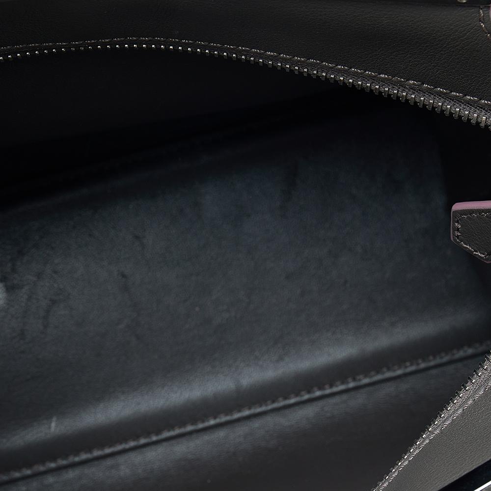 Fendi Dark Khaki Leather Mini 3Jours Tote 6
