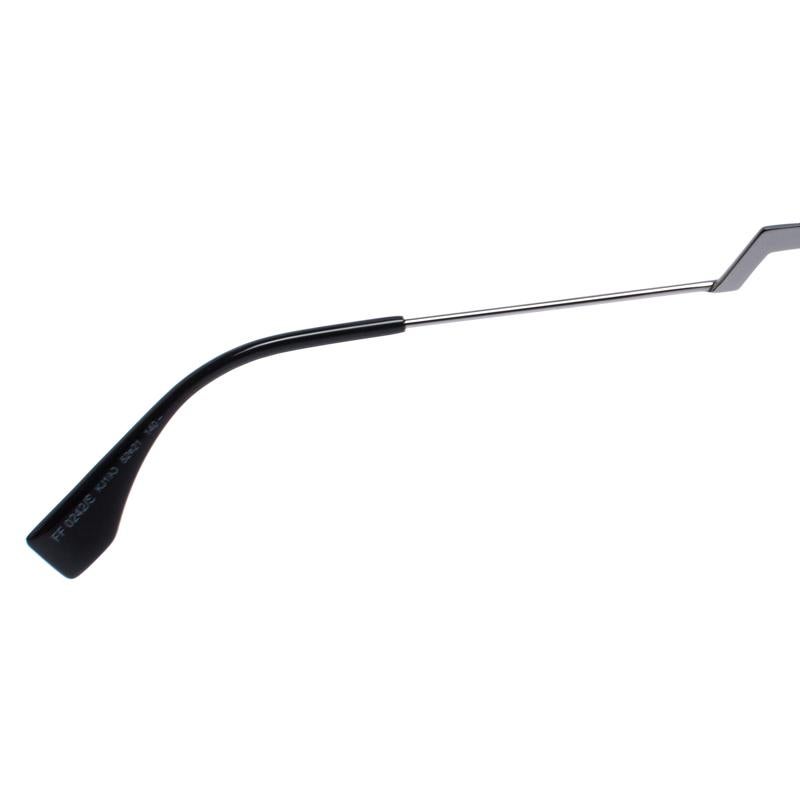 Fendi Dark Ruthenium / Grey Gradient FF0242/S Cat Eye Sunglasses In Good Condition In Dubai, Al Qouz 2