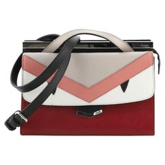 Fendi Demi Jour Monster Satchel Leather