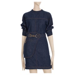 Fendi Denim Dress With Belt Bag 36 IT