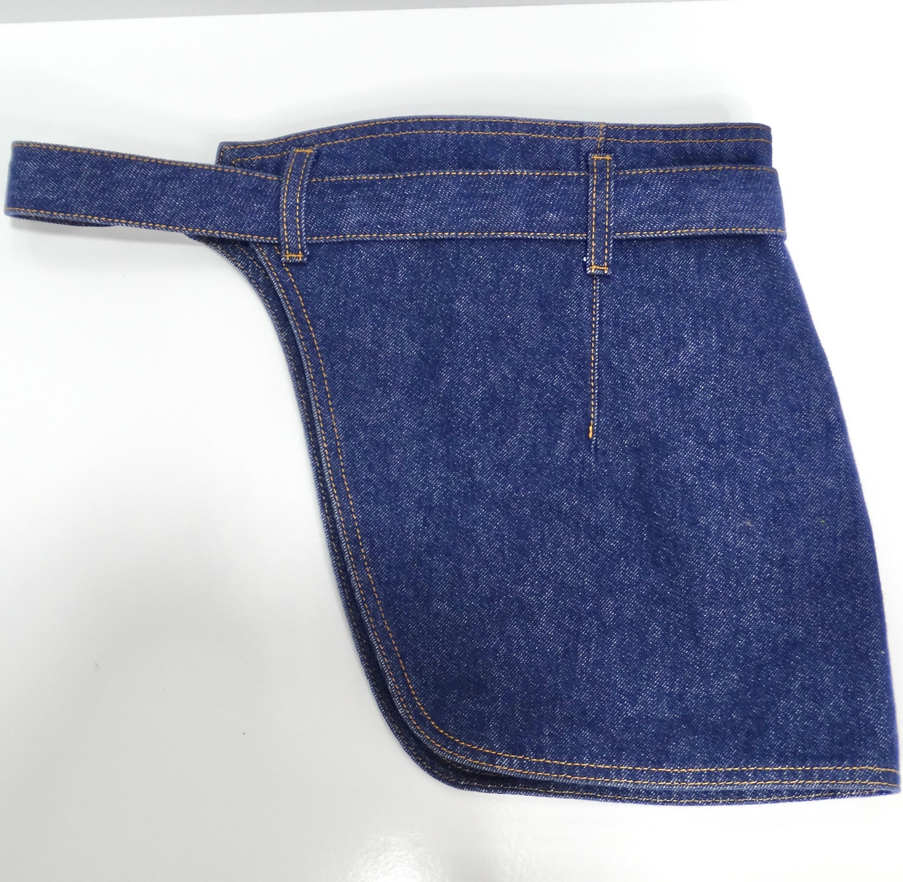 Fendi Denim Skirt Belt For Sale 3