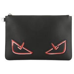 Fendi Diabolic Pouch Leather Medium 