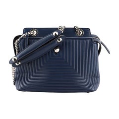 Fendi DotCom Click Shoulder Bag Quilted Leather Small