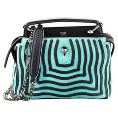 Fendi DotCom Click Top Handle Bag Hypnotic Suede Small