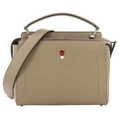 Fendi DotCom Convertible Satchel Leather Medium
