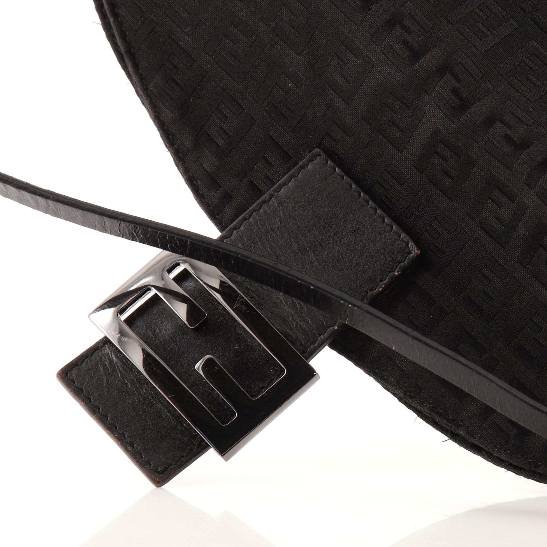 Fendi Tasche mit doppelter Klappe aus Zucchino-Segeltuch Medium 4