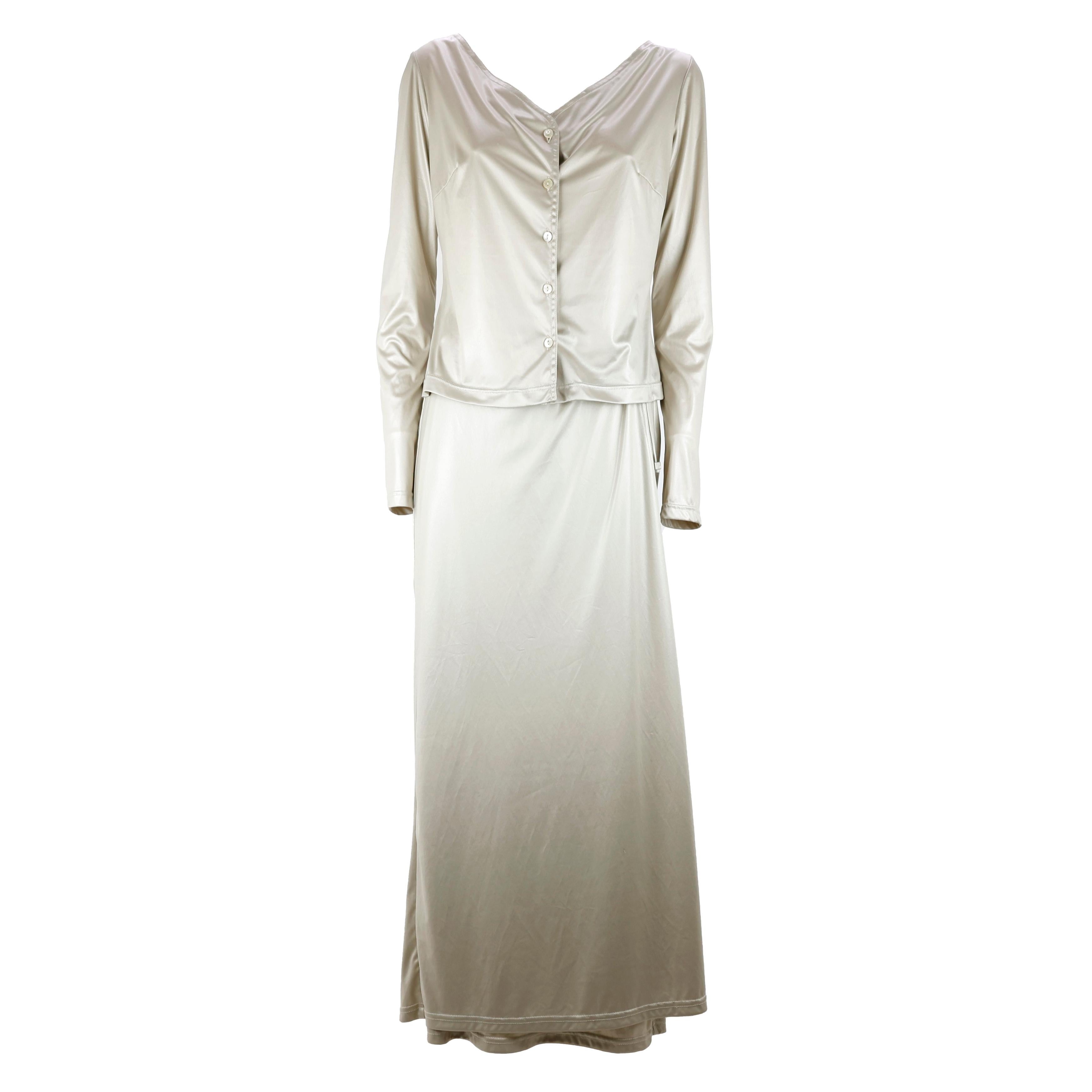 Fendi Dress / Twin Set in Satin For Sale 7