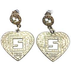 Boucles d'oreilles FENDI pour oreilles percées