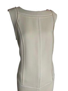 Vestido camisero estructurado con costura invertida Fendi, años 60