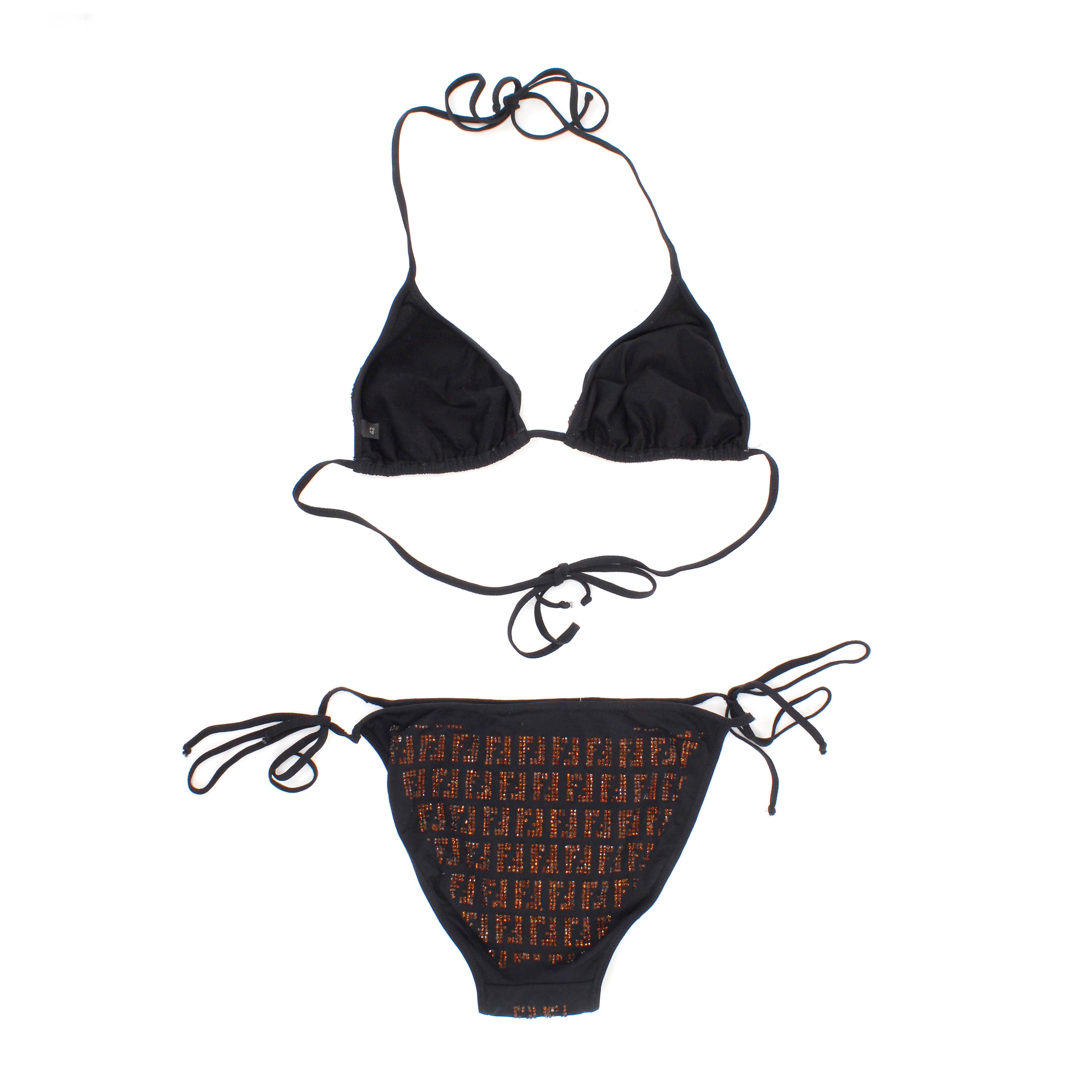 brown gucci swimsuit