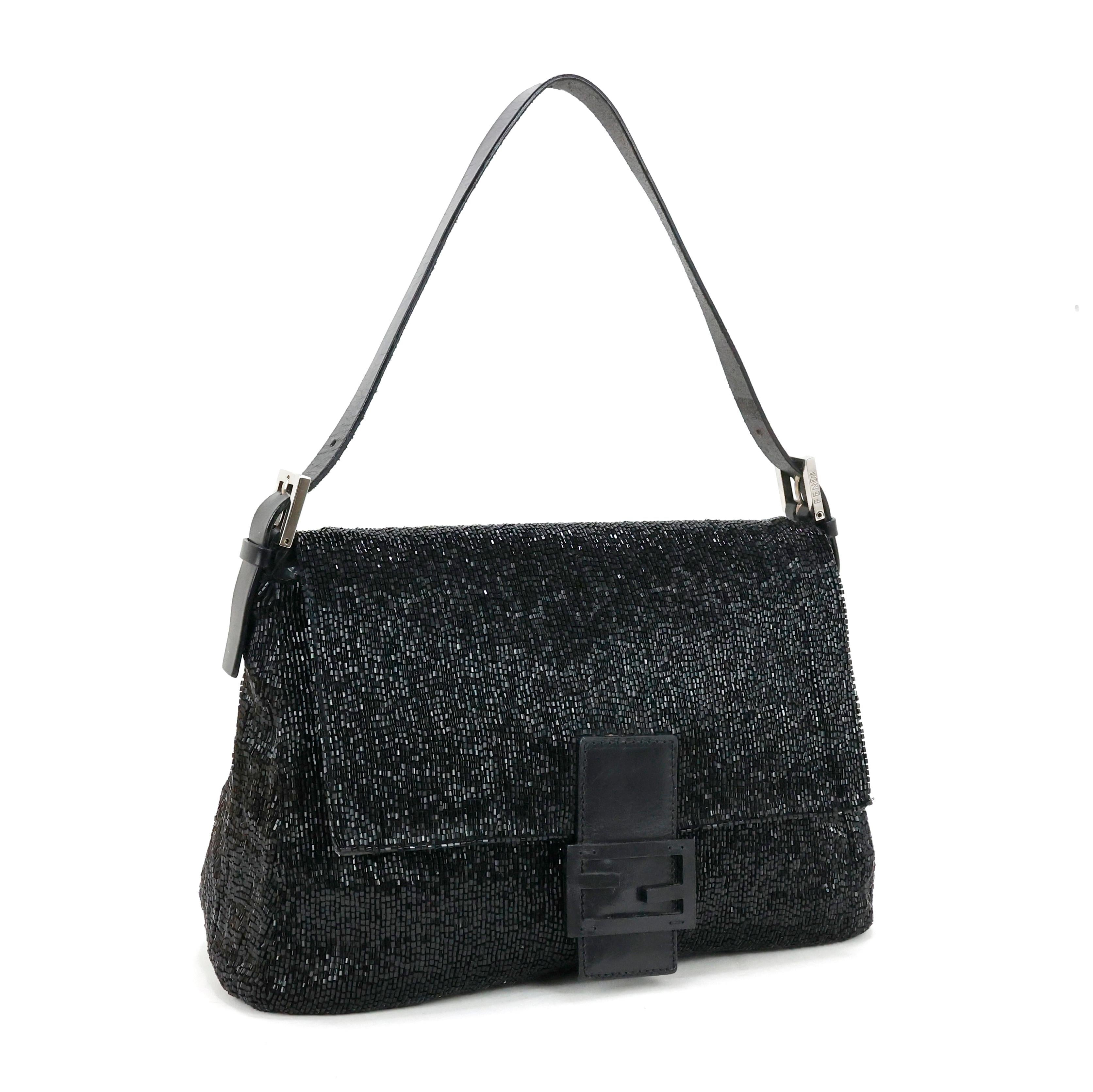 Women's Fendi Embroidered Baguette  For Sale