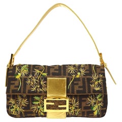 Fendi Brown Zucca Coated Canvas Handbag QBB04W0L0B015