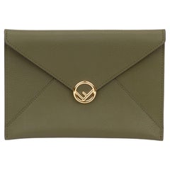 Fendi Envelope Beutel Grün Medium