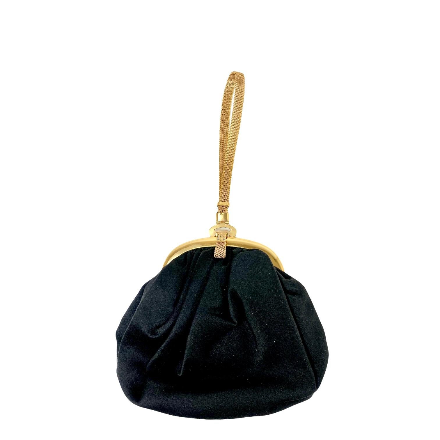 fendi black and gold bag