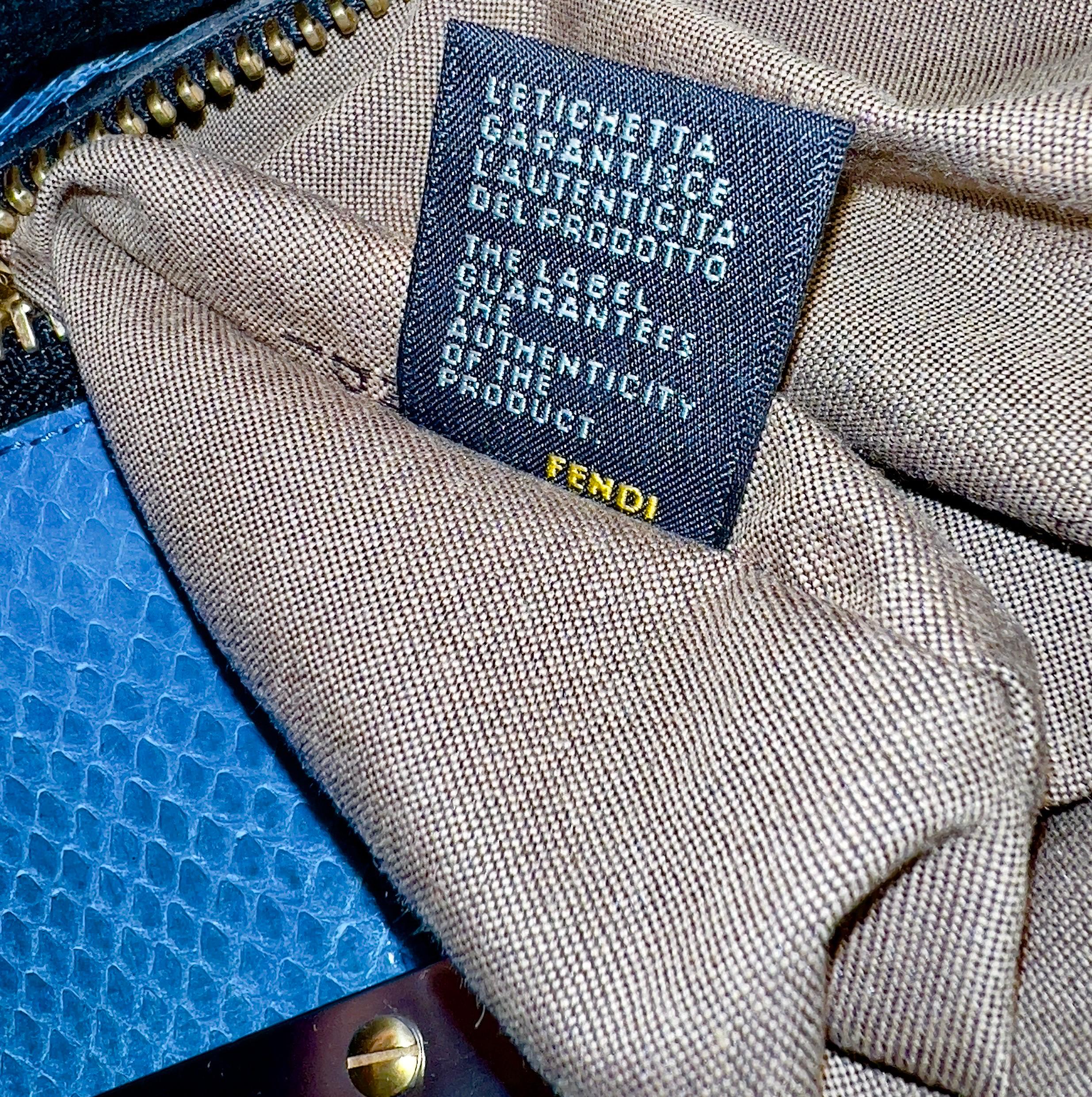 FENDI Exotic XL Gewebte Peekaboo Raffia Tasche mit Schulterriemen aus Raffia im Angebot 8
