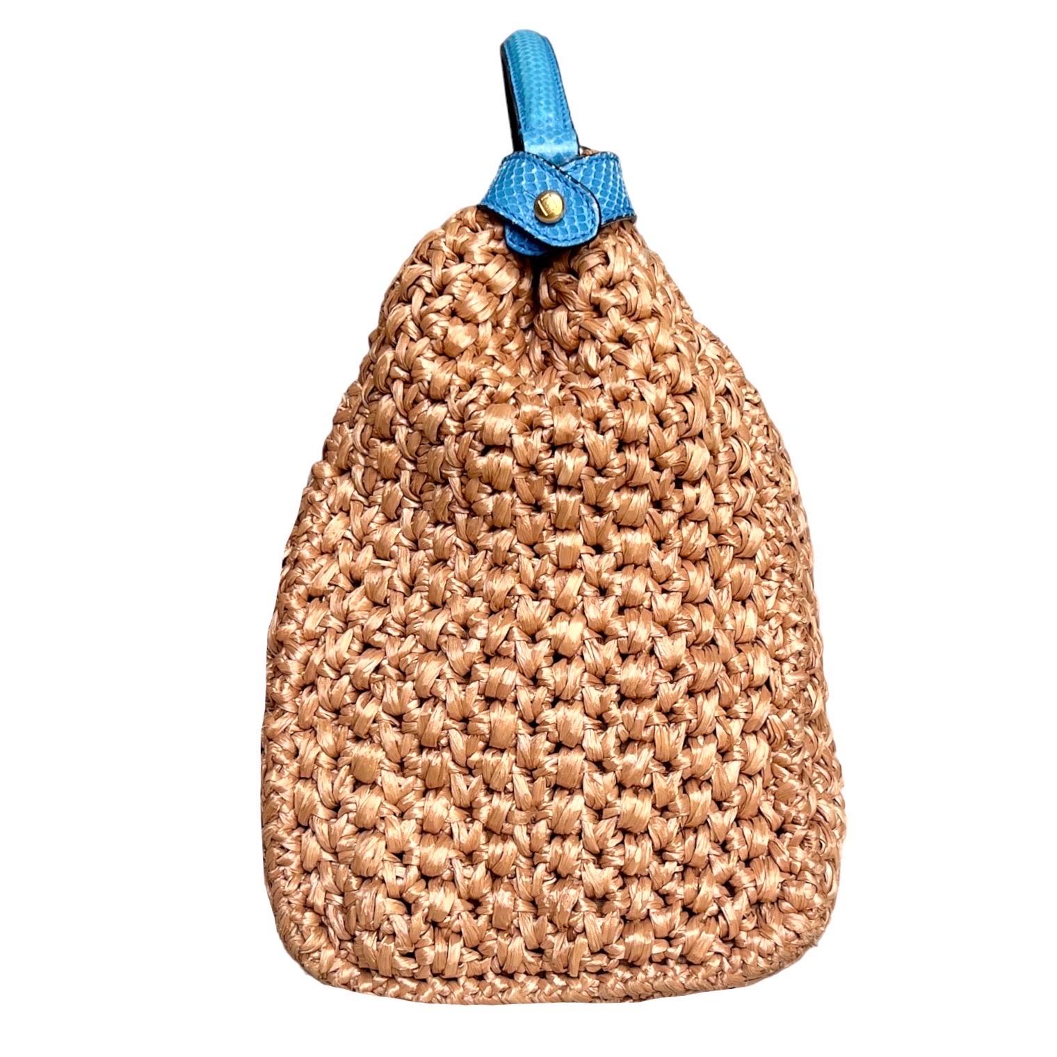 fendi raffia bag