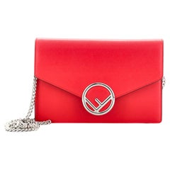 Fendi F is Fendi Envelope Wallet on Chain Leather