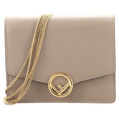 Fendi F is Fendi Envelope Wallet on Chain Leather Mini