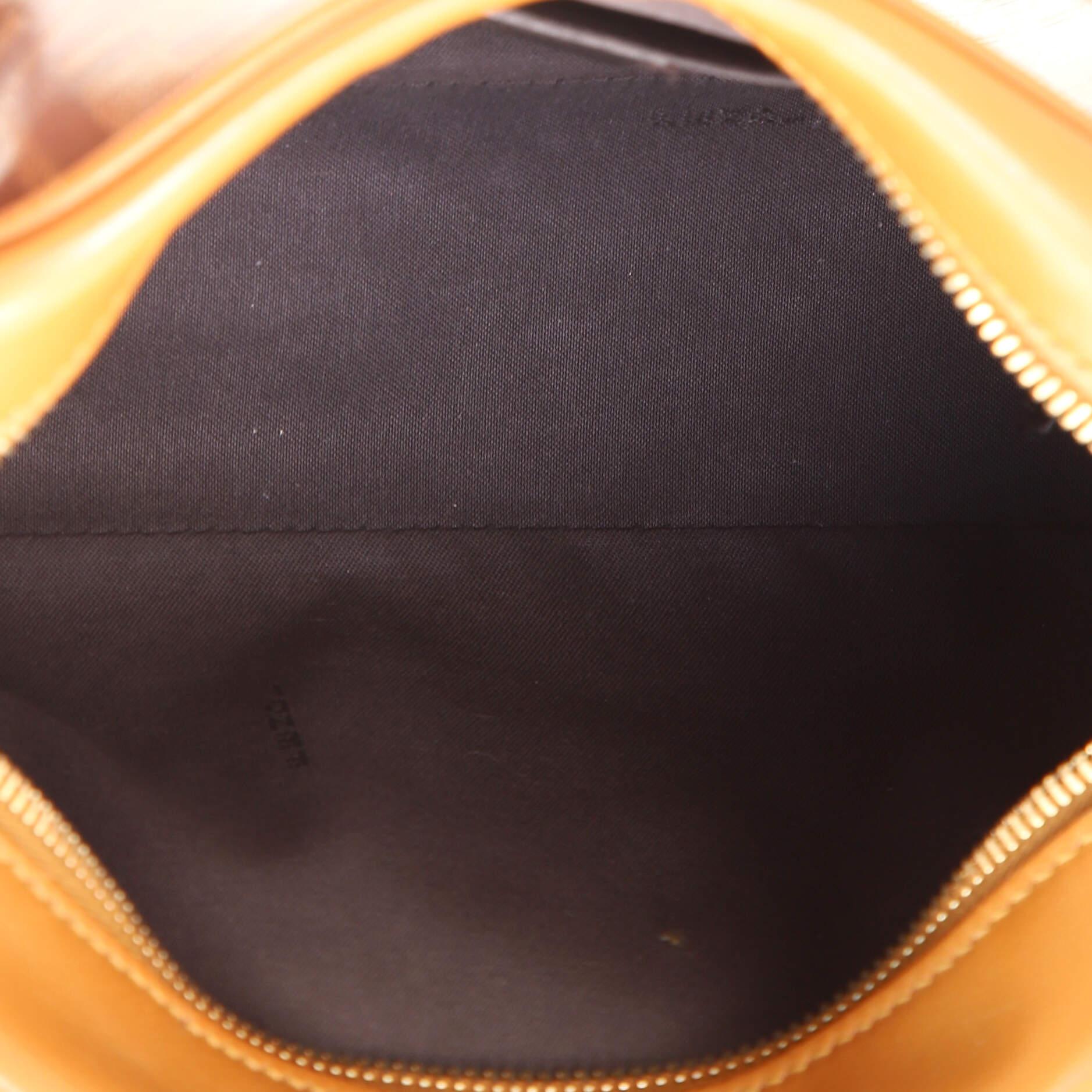 Fendi F is Fendi Logo Stamp Camera Bag Zucca Coated Canvas Small In Good Condition In NY, NY