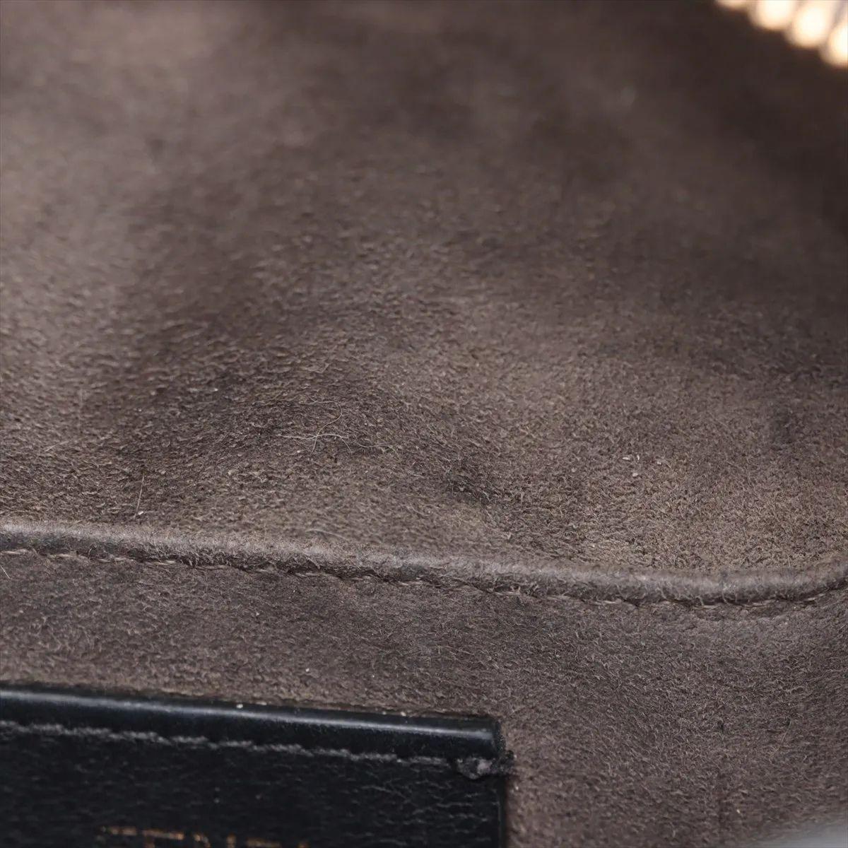 Borsa a tracolla per fotocamera in pelle con logo Fendi Nero in vendita 8