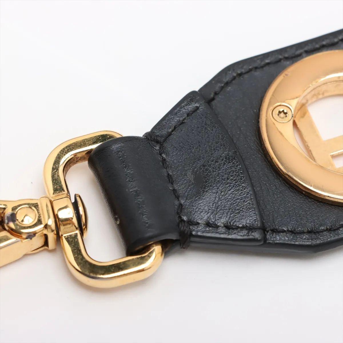 Borsa a tracolla per fotocamera in pelle con logo Fendi Nero in vendita 10