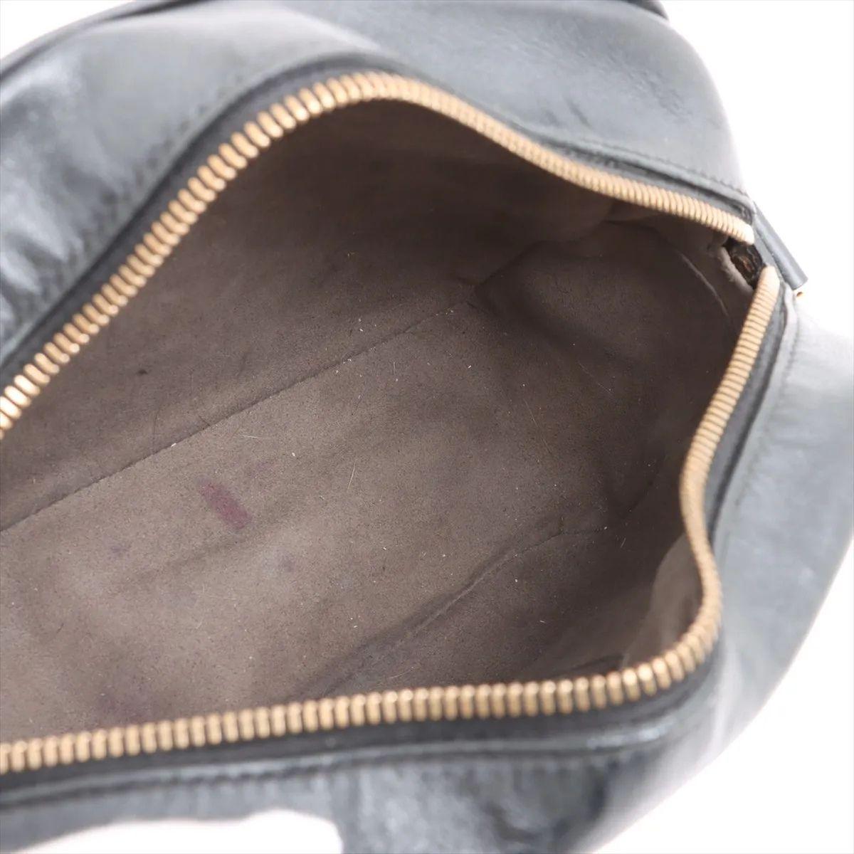 Borsa a tracolla per fotocamera in pelle con logo Fendi Nero in vendita 4