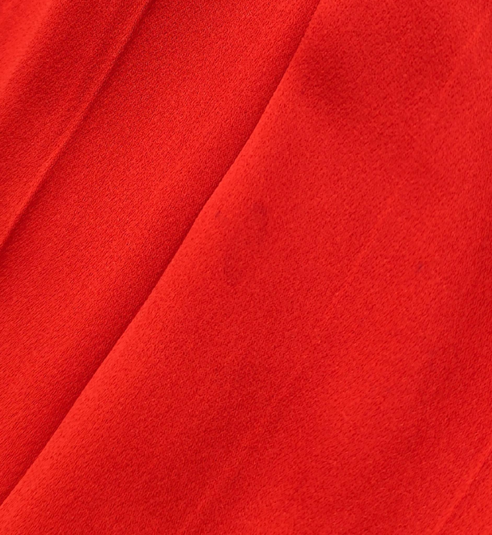 Gonna a pieghe rossa Fendi A/I 2017 in vendita 7