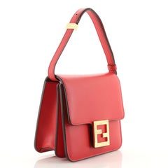 Fendi Fab Shoulder Bag Leather