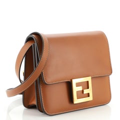 Fendi Fab Shoulder Bag Leather