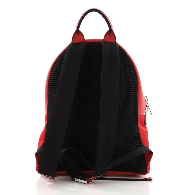 Fendi Faces Backpack Nylon and Leather im Zustand „Gut“ in NY, NY