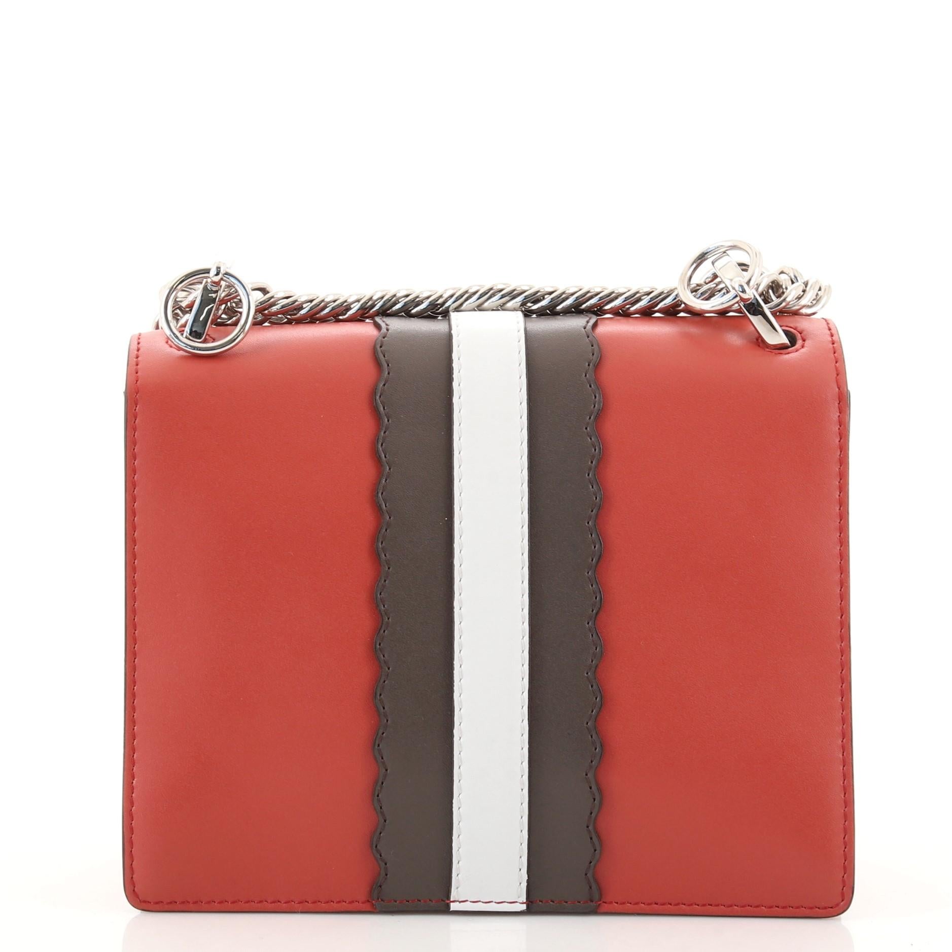 Fendi Faces Kan I Tasche aus Leder im Zustand „Gut“ in NY, NY