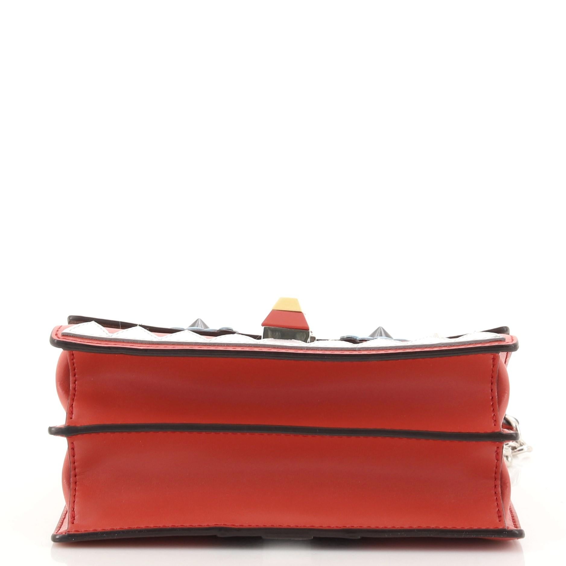 Fendi Faces Kan I Tasche aus Leder für Damen oder Herren