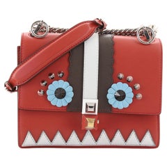 Fendi Faces Kan I Tasche aus Leder