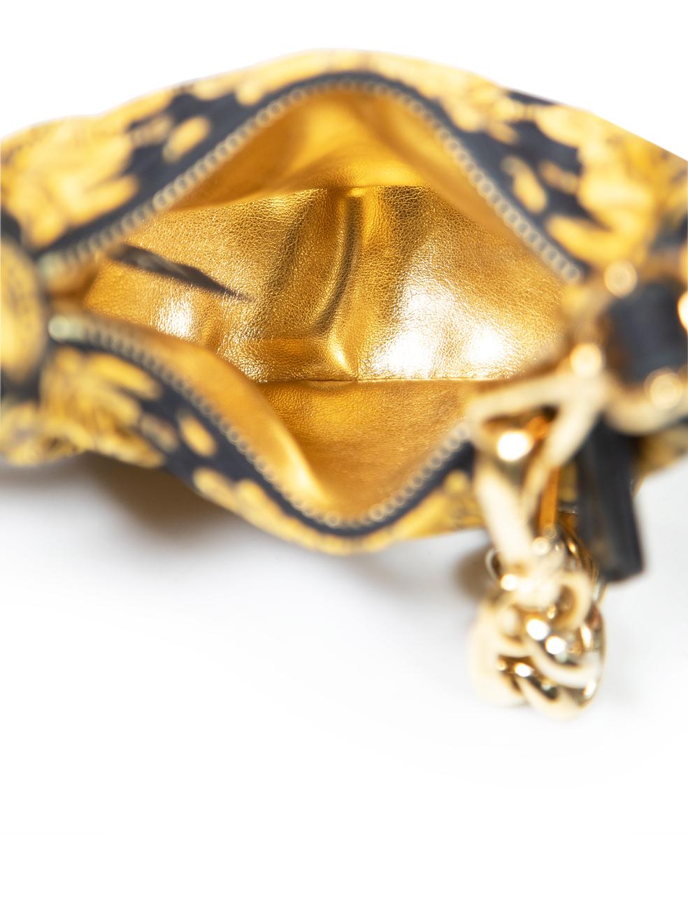Fendi Fendi x Versace Silk Fendace Baroque Nano Fendigraphy Hobo Charm For Sale 1