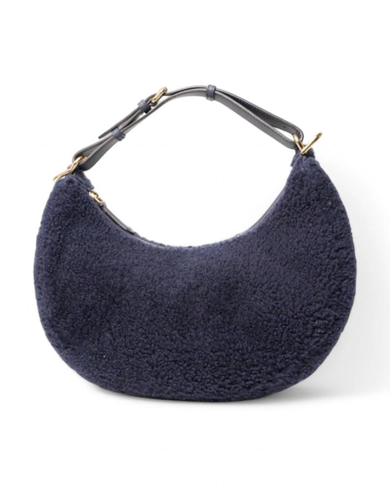 Fendi Fendigraphy Hobo Small Fur Blue Neuf - En vente à Torre Del Greco, IT