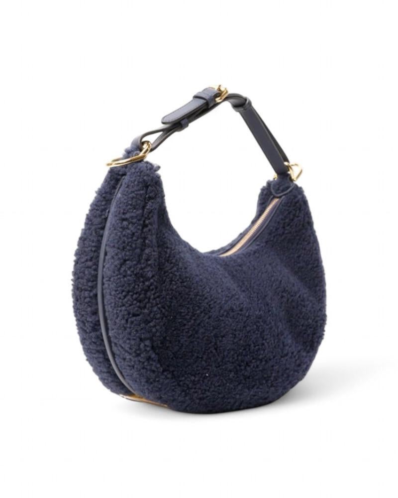 Fendi Fendigraphy Hobo Small Fur Blue Pour femmes en vente