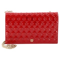 Fendi Fendilicious Wallet on Chain Embossed Patent