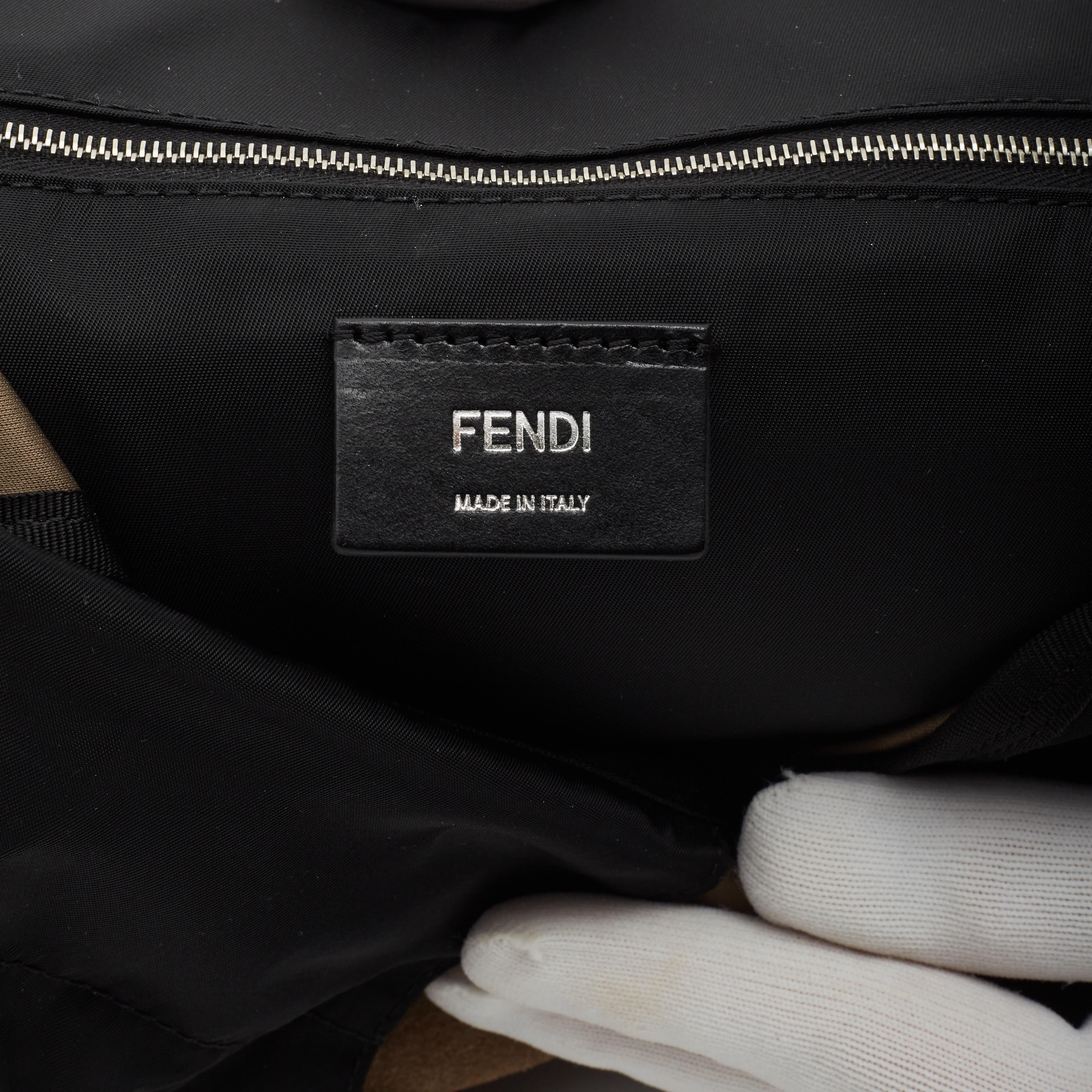 Fendi Fendiness Roma FF Medium Brown FF Backpack (7VZ066) For Sale 6