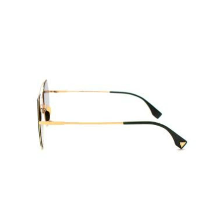 Women's Fendi FF 0194/S Mirrored Lens Sunglasses For Sale